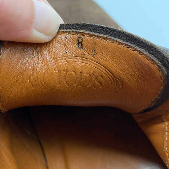 Men’s Auth Tod’s Derby Oxford Lace Up Brown Suede Lace Up Shoes Size 8 - Picture 15 of 15